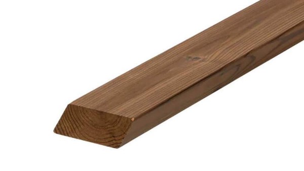 27 x 68 mm Rhombusprofil THERMO-Kiefer, gerundet, gehobelt