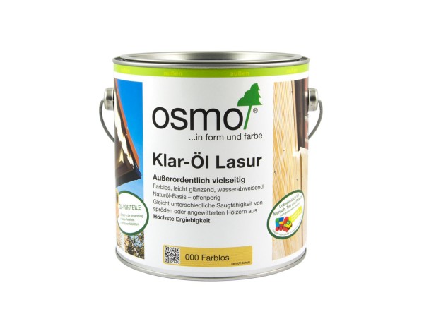 OSMO Klar-Öl Lasur Farblos 2,50 l