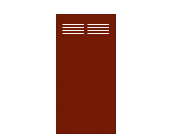 Tr. Board Slot-Design rot 90 x 180 cm, Nr. 2737