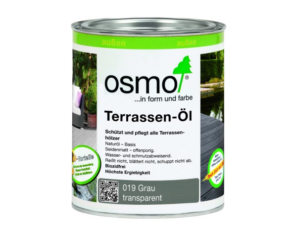 OSMO Terrassen-Öl Grau 019,  0,75 l