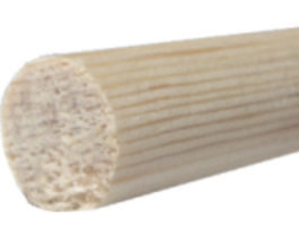 15 mm Rundstäbe Kiefer astrein naturbelassen (W)