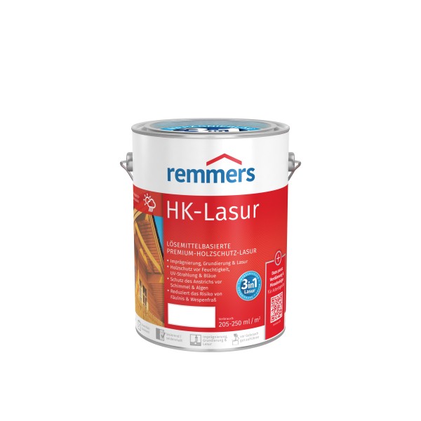 Remmers HK-Lasur 3in1 plus 2,5 ltr. weiß