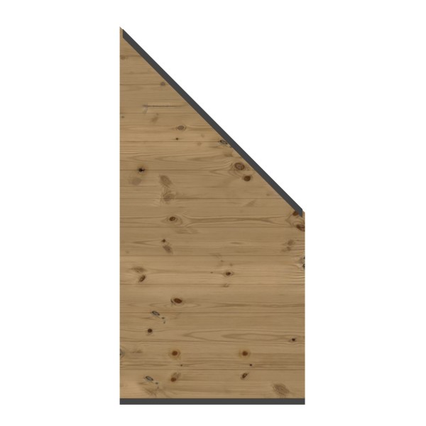 System Holz Thermo massiv Anschluss 91 x 184 auf 94 cm, Nr. 3781
