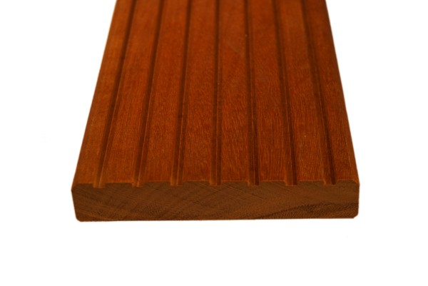 25 x 145 mm Bangkirai Kurzlänge GROB/ FEIN Kombiprofil Standard-Sortierung