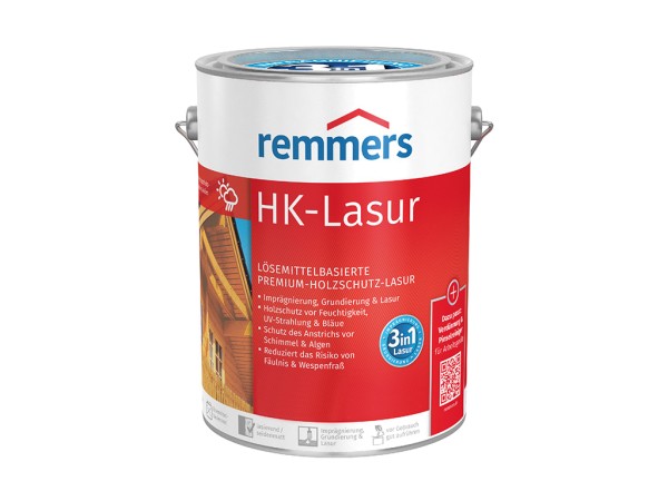 Remmers HK-Lasur 0,75 ltr. Silbergrau