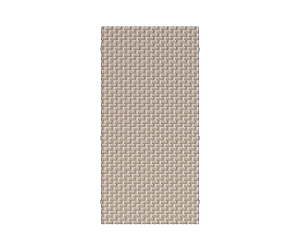 Weave Rechteck gray 88 x 178 cm, Nr. 4411