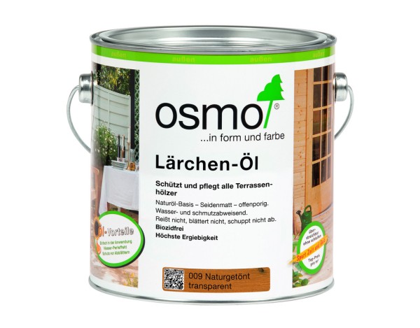 OSMO Lärchen-Öl naturgetönt 009,  2,50 l